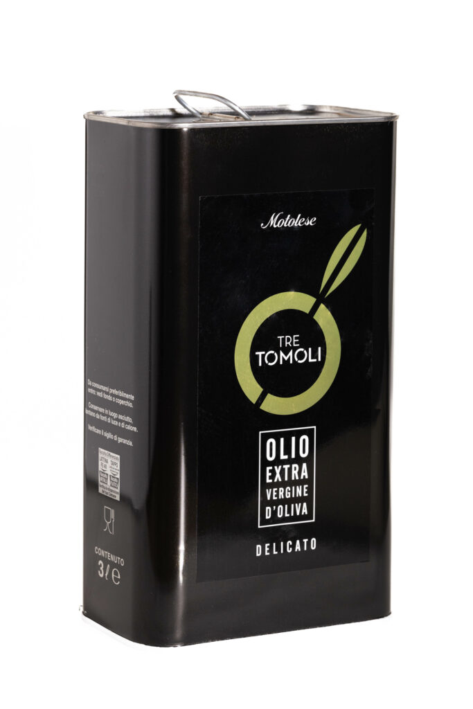 Oliwa z oliwek Extra Virgin Tre Tomoli – Delicato 3l