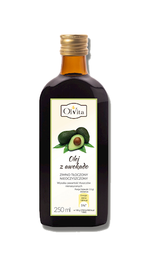 Olej z Awokado - Olej tłoczony na zimno 250 ml