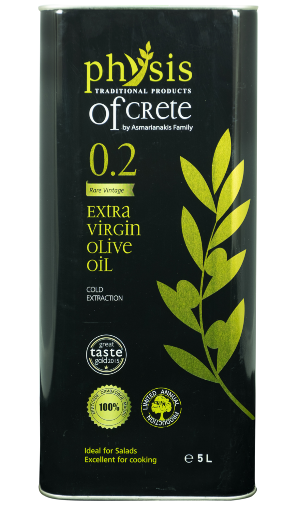 Oliwa Extra Virgin Physis of Crete 5l 0,2%