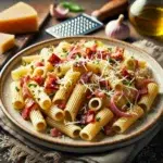 Pasta con pancetta e pecorino