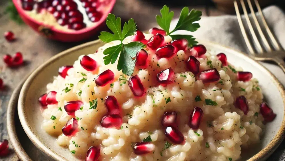 Risotto z granatem