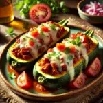 Cukinia faszerowana chili con carne