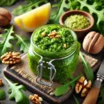 Pesto z rukoli z orzechami włoskim