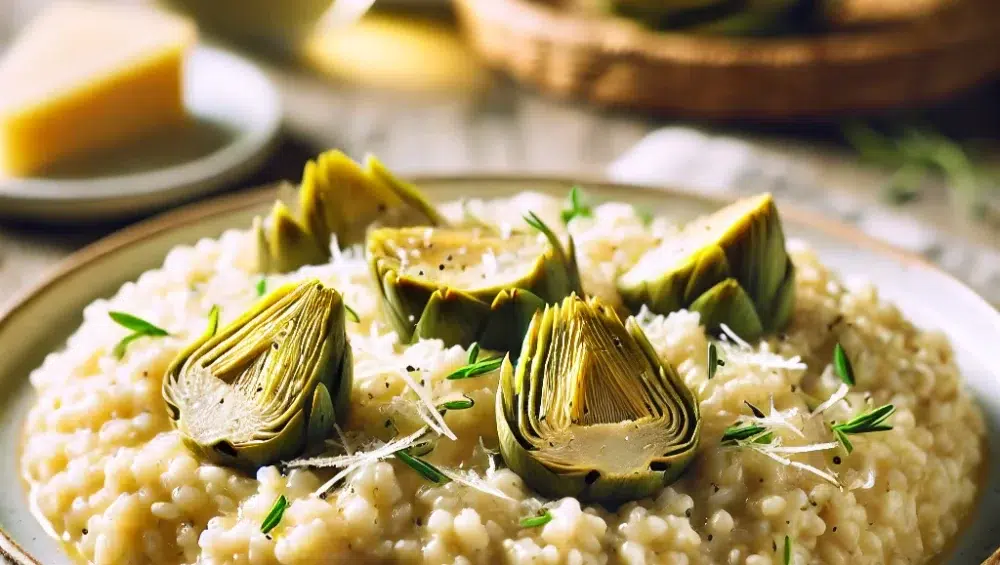 Risotto z karczochem