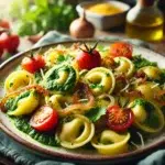 Tortellini z pietruszkowym pesto