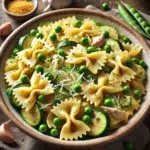 Makaron farfalle primavera