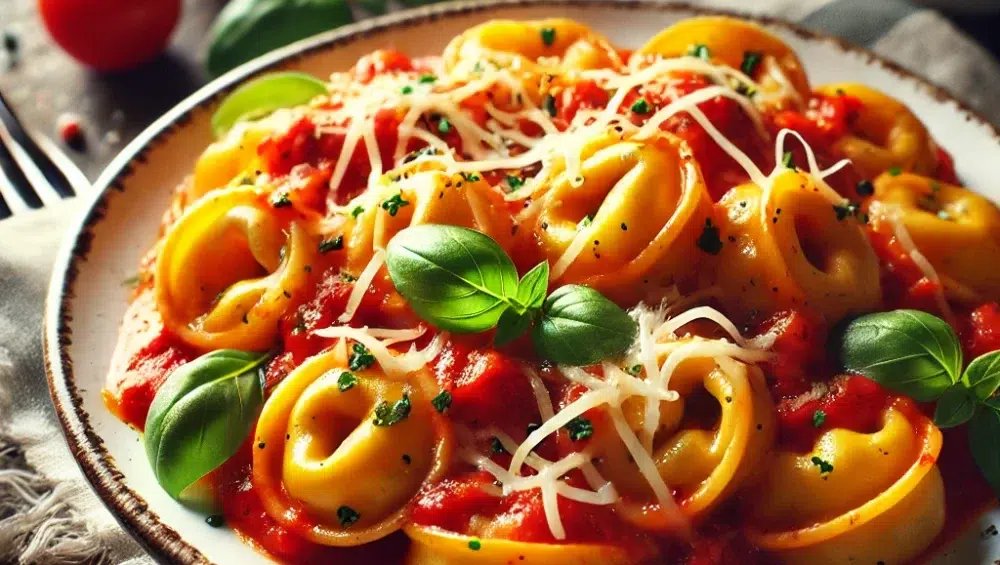 Tortellini w sosie pomidorowym