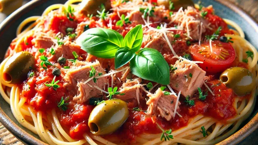 Spaghetti z tuńczykiem