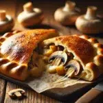 Calzone, czyli włoska pizza w formie dużego pieroga, to idealna propozycja dla miłośników kuchni pełnej smaku i aromatu. Delikatne ciasto z chrupiącą skórką, skrywające w sobie soczyste, pełne aromatu pieczarki, cebulę i ser, to danie, które zadowoli każde podniebienie.