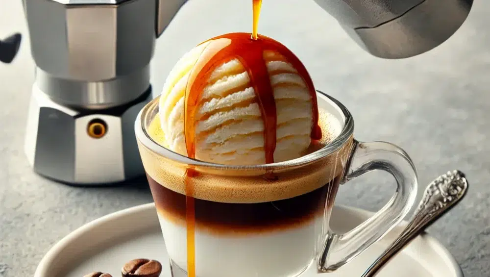 Cafe affogato