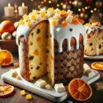 Panettone z białą czekoladą i pomarańczą