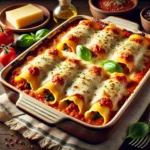 Cannelloni z mielonym mięsem i szpinakiem