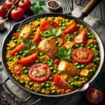 Paella z kurczakiem