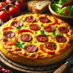 Frittata z chorizo