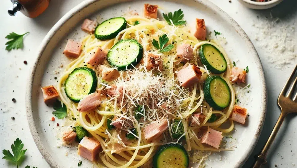 Fit makaron à la carbonara