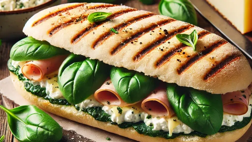 Panini z mortadelą i mascarpone