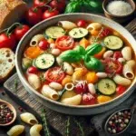 Minestrone – zupa z makaronem