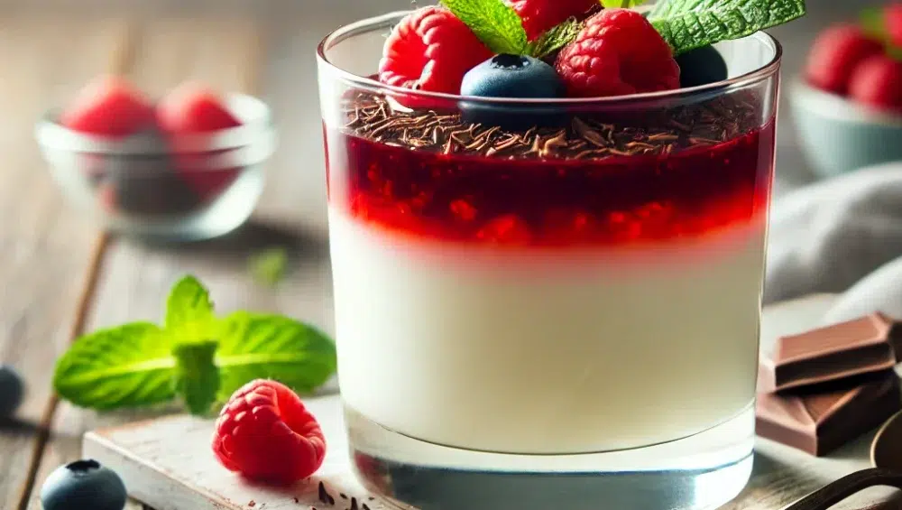 Warstwowa panna cotta