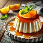 Panna cotta z karmelizowanymi pomarańczami