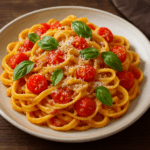 Tagliatelle z sosem szalotkowym