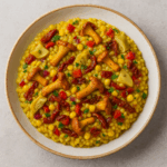 Risotto z kurkami i warzywami
