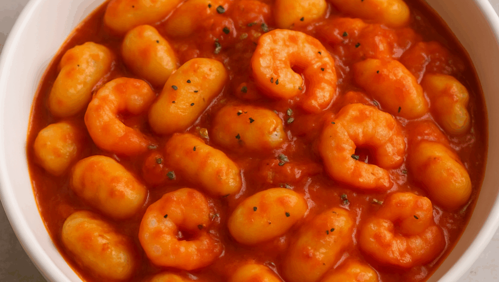 Gnocchi z krewetkami