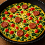 Frittata ze szpinakiem