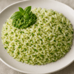 Ryż z pesto makadamia
