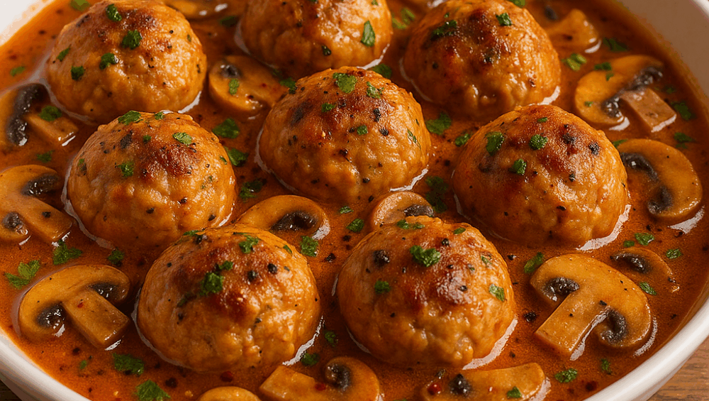 Pulpety cielęce z parmezanemmushrooms