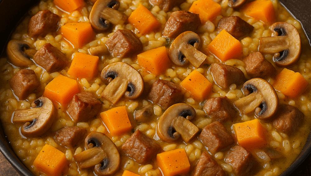 dyniowe risotto z patelni