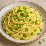 Makaron Tagliatelle z sosem serowym