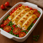 Makaron cannelloni nadziewany serkiem ricotta
