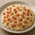 risotto z boczkiem