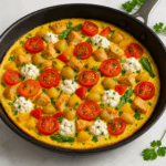 Frittata z wiejskim serkiem