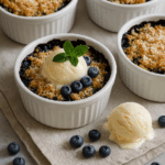 Crumble z borówkami