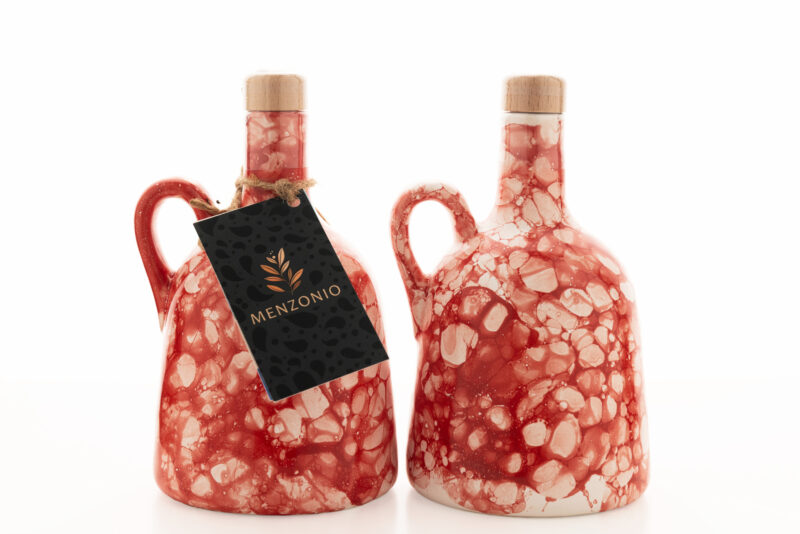 Oliwa z oliwek w ceramice Menzonio Czerwony Marmur - obrazek 3