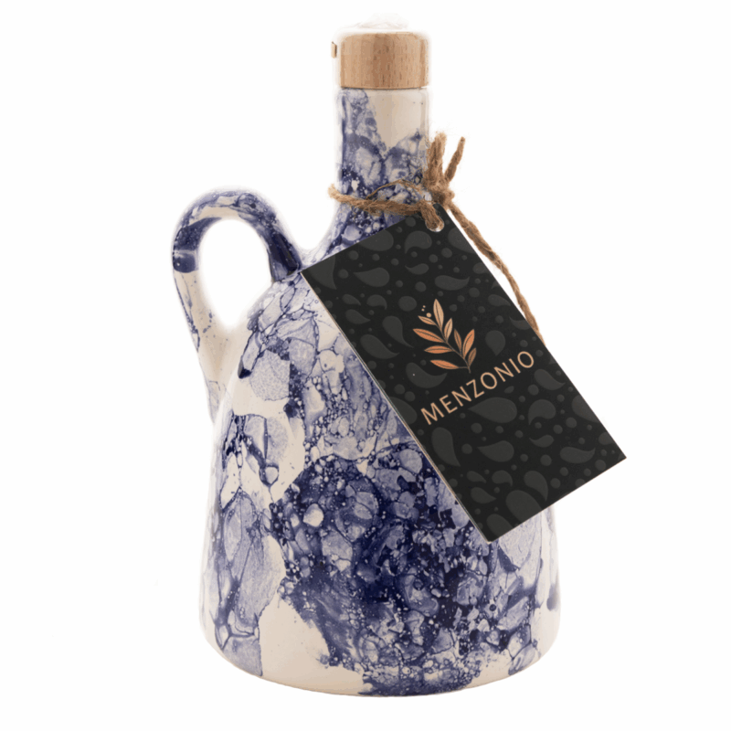 Oliwa z oliwek w ceramice Menzonio Granatowy Marmur - obrazek 2